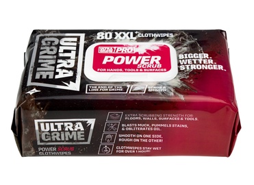 Салфетки Ultragrime POWER SCRUB, 1 сл, 80 л.