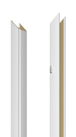 Ukseleng Drzwi Nowotarski, 214 cm x 18 cm x 1 cm, vasakpoolne, valge