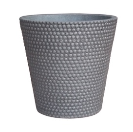 Puķu pods Domoletti RP16-077, keramika/cementa, Ø 38 cm, pelēka