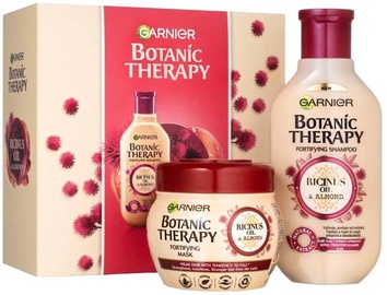 Набор средств по уходу за волосами Garnier Botanic Therapy Fortifying Ricinus Oil & Almond, 550 мл