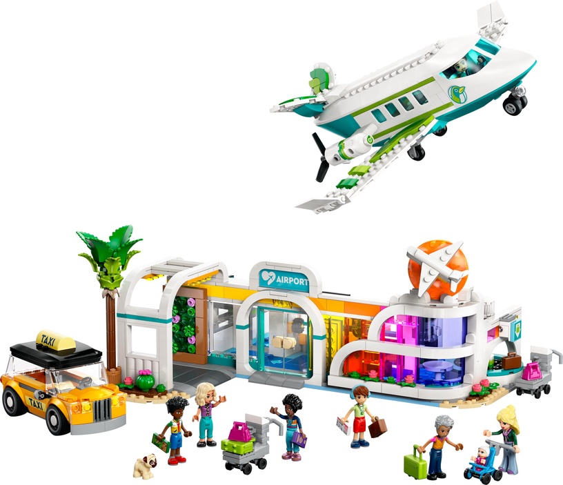 Konstruktor LEGO® Friends Heartlake’i linna lennujaam ja lennuk 42656, 958 tk