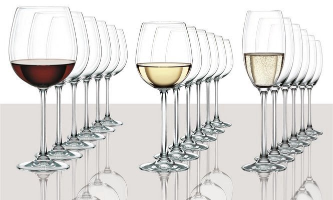 Šampanja- ja veiniklaaside komplekt Nachtmann Vivendi, klaas, 0.727 l, 18 tk