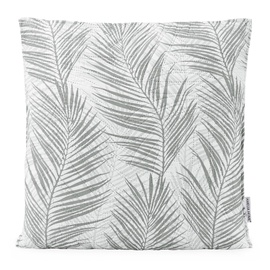 Декоративная подушка AmeliaHome Tropical Bonaire, серый, 45 см x 45 см