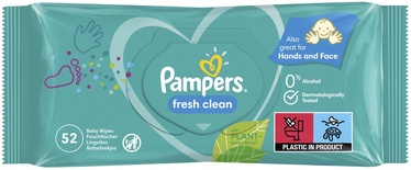 Drėgnos servetėlės Pampers Fresh Clean, 156 vnt.