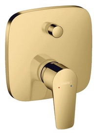 Смеситель для ванной Hansgrohe Talis E Polished Gold Optic, золотой