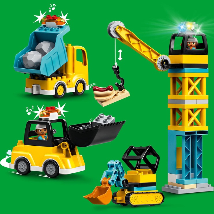 Konstruktors LEGO DUPLO® Celtnis un būvlaukums 10933, 123 gab.