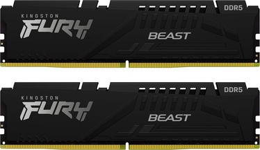 Оперативная память (RAM) Kingston Fury Beast, DDR5, 64 GB, 6000 MHz