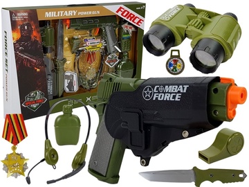 Komplekts Lean Toys Military Power Gun LT7865