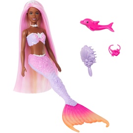 Lelle ar aksesuāriem Mattel Barbie Brooklyn Mermaid HRP98, 30 cm
