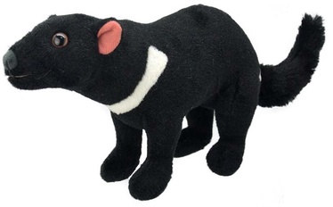 Mīkstā rotaļlieta Wild Planet Tasmanian Devil, melna, 15 cm