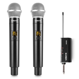 Mikrofons Vonyx WM552 Dual, melna