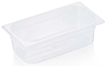 Gastronorm konteiners Was GN 1/3, 4000 ml, 32.5 cm x 17.6 cm x 10 cm, caurspīdīga, polipropilēns (pp)