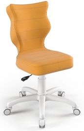 Bērnu krēsls Petit VT35, balta/dzeltena, 370 mm x 770 - 830 mm