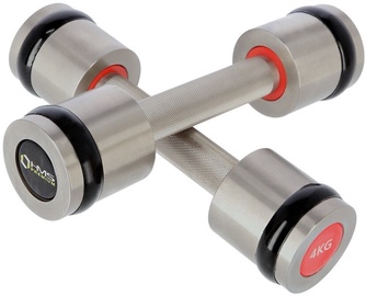 Hantlite komplekt HMS Chrome Dumbbells, 4 kg x 2 tk