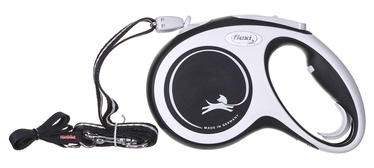 Автоматический поводок Flexi New Comfort Cord, белый, M 5м