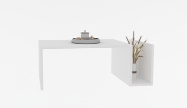 Журнальный столик Kalune Design Memo, белый, 50 см x 86.8 см x 32.4 см
