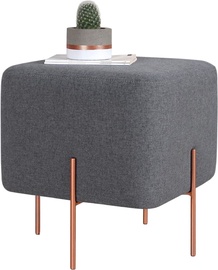 Пуф Hanah Home Copper 59, медный/темно-серый, 40 см x 40 см x 42 см