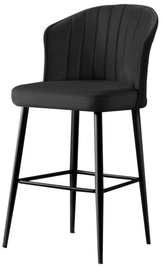 Baro kėdė Kalune Design Rubi 107BCK1160, juoda, 42 cm x 52 cm x 97 cm, 2 vnt.