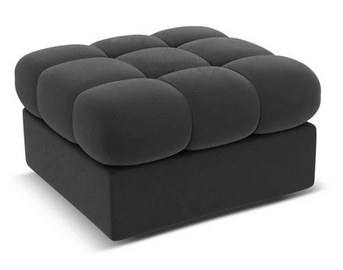 Pufs Micadoni Home Justin Velvet, tumši pelēka, 60 cm x 60 cm x 38 cm