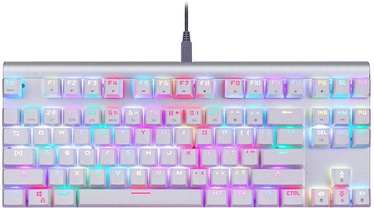 Клавиатура Motospeed CK101 RGB Outemu Red EN, белый