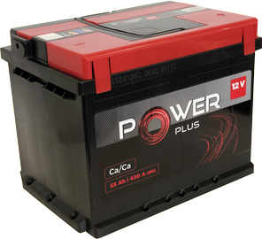 Aku Power Plus, 12 V, 55 Ah, 420 A