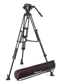 Statīvs Manfrotto 504X Fluid Video Head & Alu Twin Leg Tripod MS