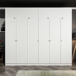 Гардероб Kalune Design Kale 8403, белый, 52 см x 270 см x 190 см