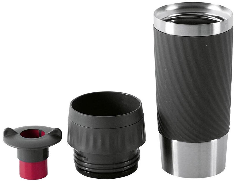 Termokrūze Emsa Travel Mug Twist, 0.36 l, pelēka