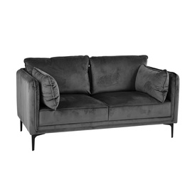 Sofa Domoletti, tamsiai pilka, 163 x 84 cm x 57 cm