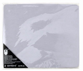 Peles paliktnis Gembird MP-PRINT-S, 22 cm x 18 cm x 0.2 cm, balta