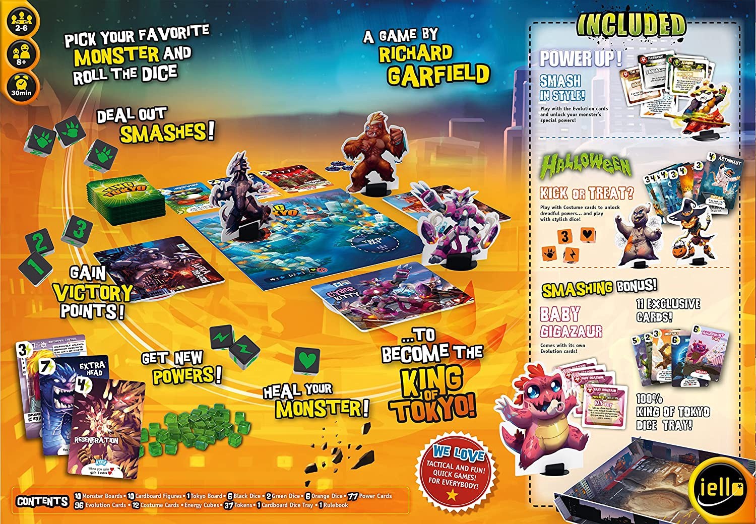 Настольная игра Iello King of Tokyo: Monster Box, EN - Ksenukai.lv