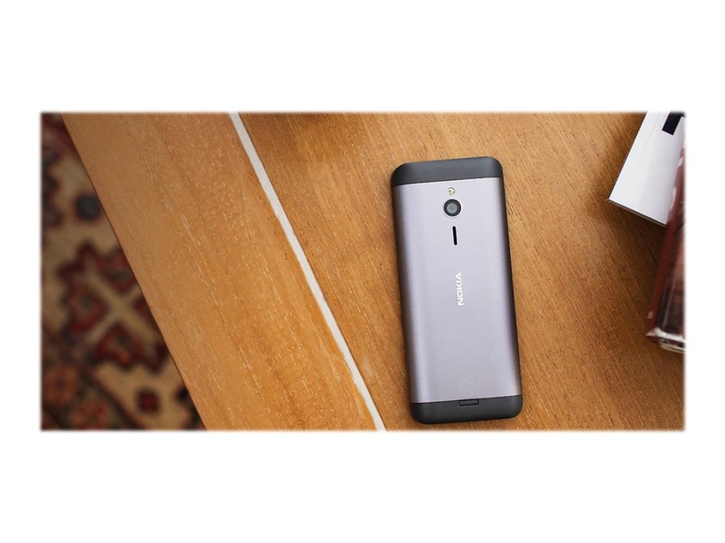 Кнопочный телефон Nokia 230 DS, 16 MB, серебристый