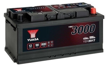 Аккумулятор Yuasa YBX3017, 12 В, 90 Ач, 800 а