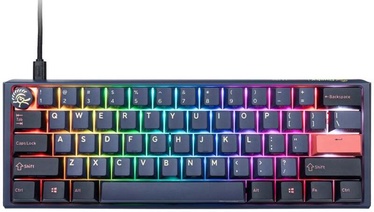 Клавиатура Ducky One 3 Cosmic Blue Mini Cherry MX Red Английский (US), синий/черный/красный