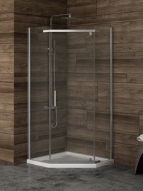 Душевая кабина Magnifity Sabita, 3-стенный, пятиугольный, 90 см x 90 см x 195 см