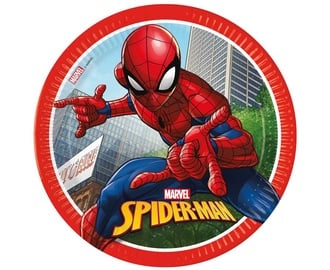 Одноразовая тарелка GoDan Spiderman Crime Fighter, Ø 230 мм, 8 шт.