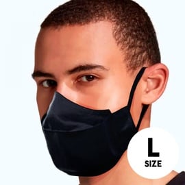 Sejas maska Mocco Textile L, melna