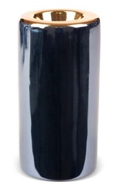 Žvakidė Amora 4, keramika, Ø 7 cm, 15 cm, tamsiai mėlyna