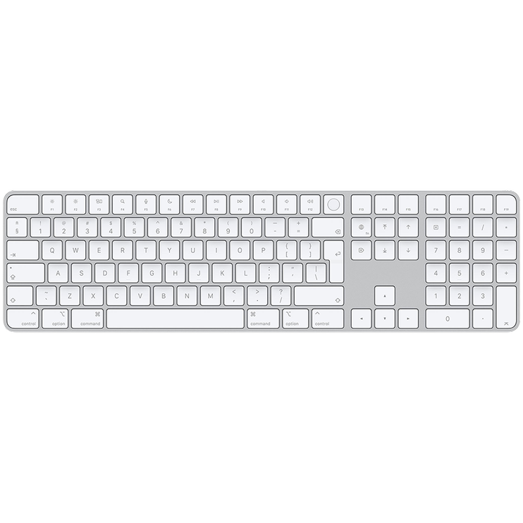 Klaviatūra Apple Magic Keyboard with Touch ID and Numeric Keypad for Mac computers with silicon