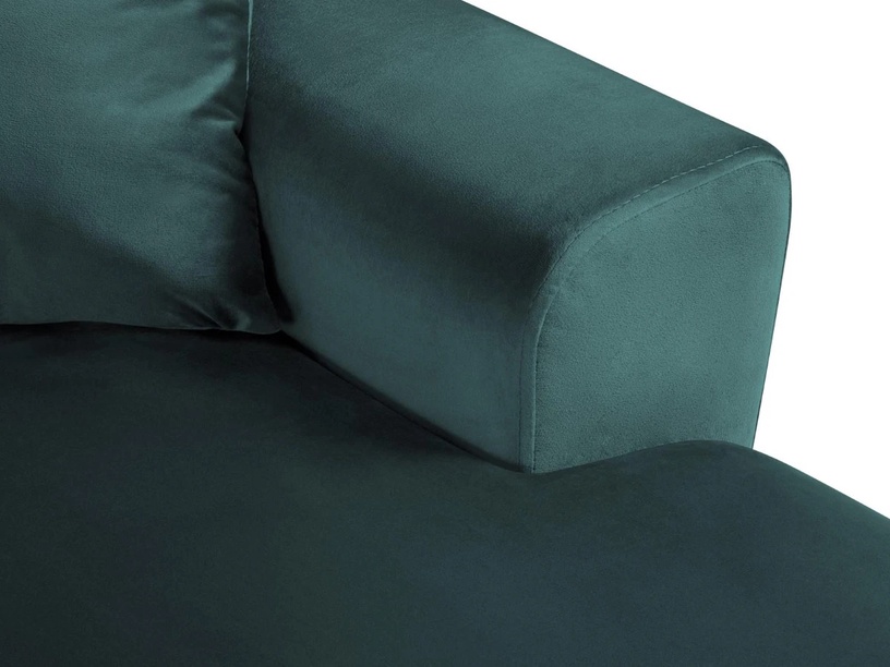 Dīvāngulta Micadoni Home Moghan Velvet Panoramic, zaļa, kreisais, 313 x 194 cm x 88 cm