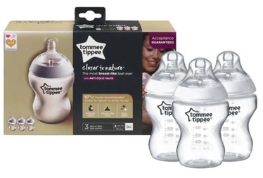 Детская поилка Tommee Tippee Closer To Nature, 260 мл, 0 мес., 3 шт.