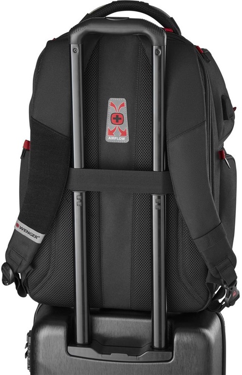 Рюкзак для ноутбука Wenger PlayerOne Gaming NB, черный/красный, 29 л, 17.3″