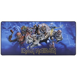 Коврик для мыши Subsonic XXL Iron Maiden SA5589-IM1, 900 мм x 40 см x 0.3 см, синий