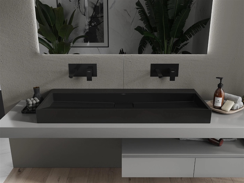 Vannas istabas izlietne Mexen Ava B/O 23011270, konglomerāts, 120 cm x 46 cm x 11 cm