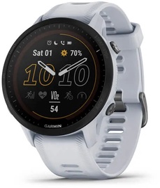 Viedais pulkstenis Garmin Forerunner® 955 Solar GPS, balta