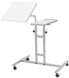 Datorgalds regulējams augstums Kalune Design Laptop Standing Desk Glen, balta