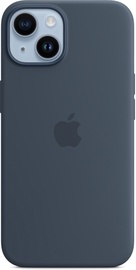 Vāciņš Apple Silicone Case with MagSafe, Apple iPhone 14, zila
