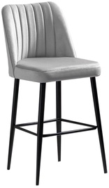 Baro kėdė Kalune Design Vento 107BCK1113, juoda/kreminė, 45 cm x 49 cm x 99 cm, 4 vnt.