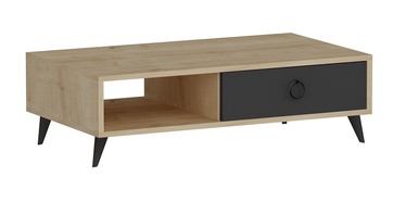 Kohvilaud Kalune Design Silver, pruun/hall, 90 cm x 50 cm x 33.1 cm