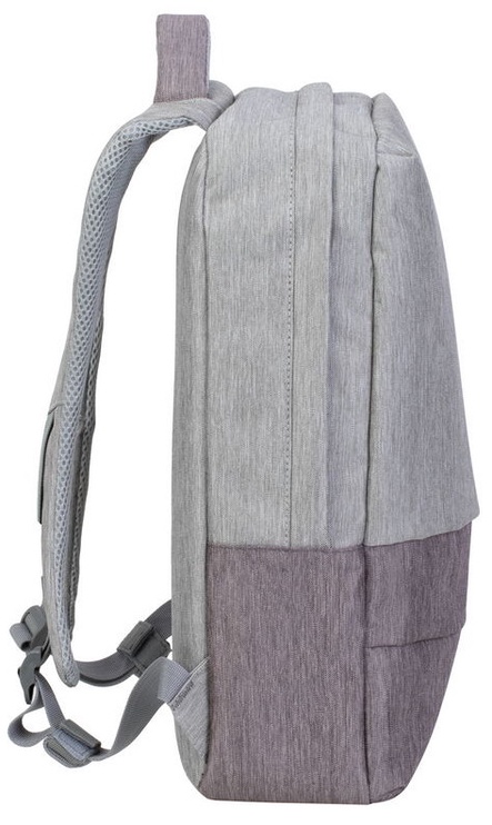 Mugursoma Rivacase Anti-Theft Laptop Bag, pelēka, 15.6"